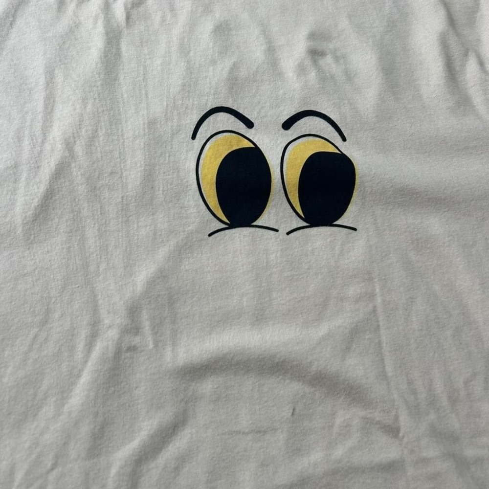 Zara Cream "I Stare at You" cream tee - Picture 4 of 4